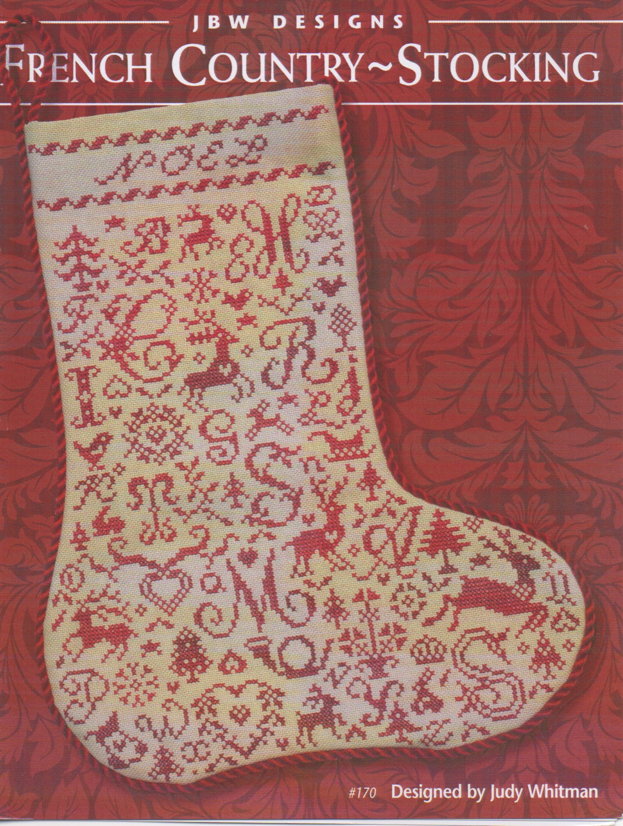 A Stitcher's Stocking by JBW Designs Counted Cross Stitch Pattern